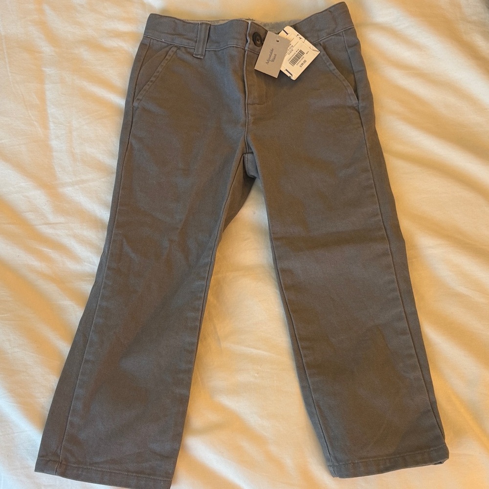 Gray Kids' Chino Pants